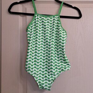 Nani Verde Mini Strappy one piece girls swimsuit swimwear Nordstroms size 10